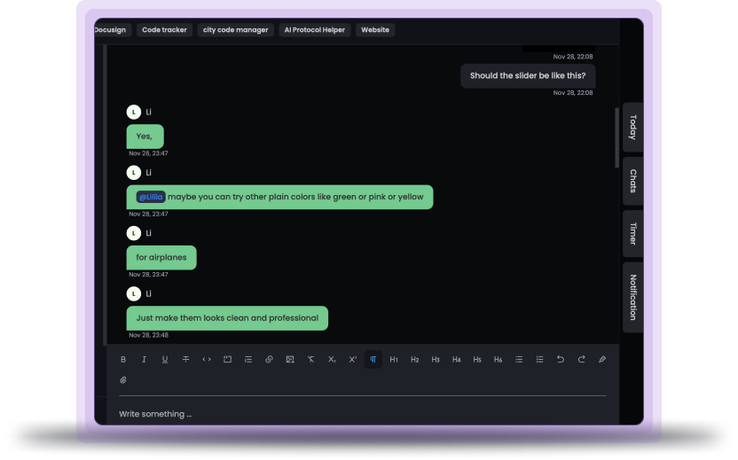 Invoices built from the hours you tracked